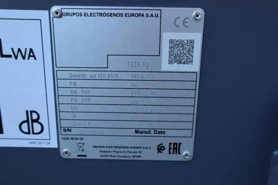 Atlas Copco QAS 40 ST3 Valid inspection, Diesel, 40 kVA QAS 40 ST3 Valid inspection, Diesel, 40 kVA 2023 2 Generators imag...