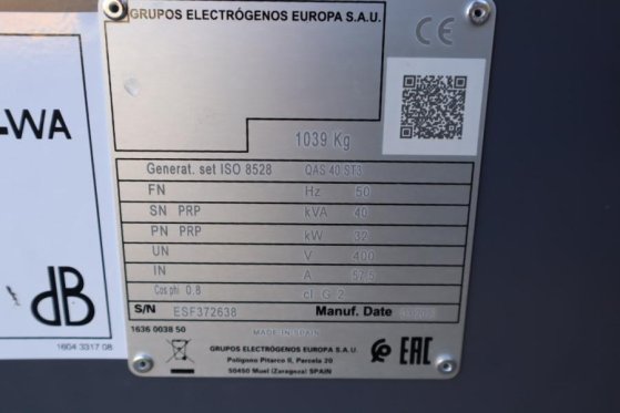 Atlas Copco QAS 40 ST3 Valid inspection, Diesel, 40 kVA QAS 40 ST3 Valid inspection, Diesel, 40 kVA 2023 2 Generators imag...