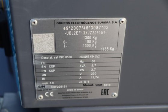 Atlas Copco HiLight H5+ SV2 Valid inspection, Max Boom Height HiLight H5+ SV2 Valid inspection, Max Boom Height 2018 2 ima...