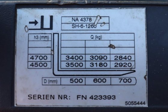 Jungheinrich EFG535 Electric, Lifting Height 4700mm, Freelift 1 EFG535 Electric, Lifting Height 4700mm, Freelift 1 2011 2 ...