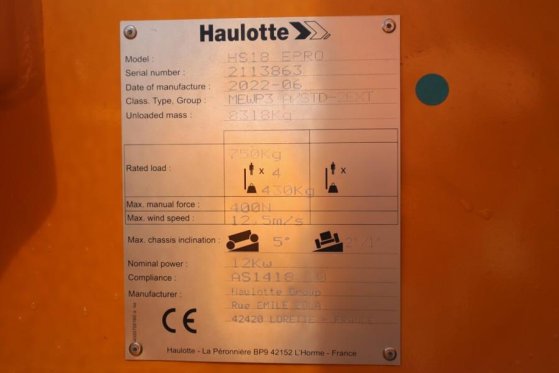 Haulotte HS18EPRO Valid Inspection, Full Electric 4x4 Drive Haulotte HS18EPRO Valid Inspection, Full Electric 4x4 Drive 20...