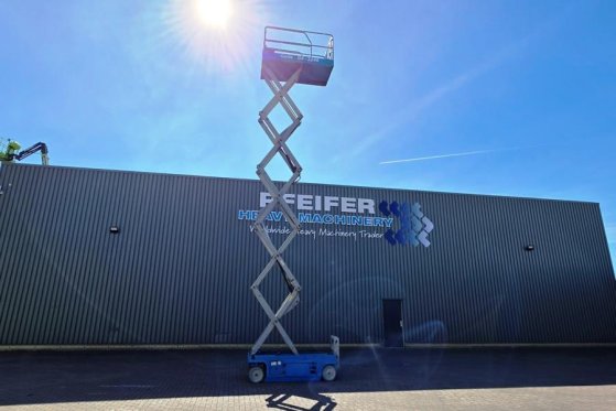 Genie GS3246 Electric, Working Height 11.75 m, 318kg Cap GS3246 Electric, Working Height 11.75 m, 318kg Cap 2015 2 Scissor...