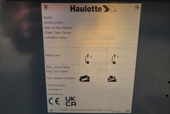Haulotte HA16RTJ Valid Inspection, *Guarantee! Diesel, 4x4 Haulotte HA16RTJ Valid Inspection, *Guarantee! Diesel, 4x4 2023...