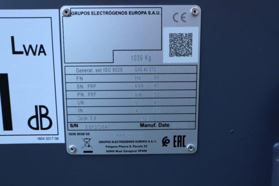 Atlas Copco QAS 40 ST3 Valid inspection, Diesel, 40 kVA QAS 40 ST3 Valid inspection, Diesel, 40 kVA 2023 2 Generators imag...