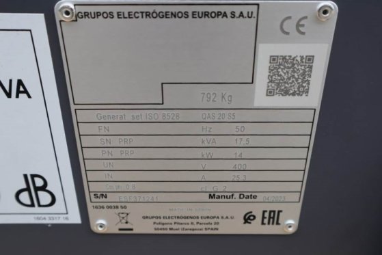 Atlas Copco QAS 20 S5 Valid Inspection, *Guarantee! Diesel, 17 QAS 20 S5 Valid Inspection, *Guarantee! Diesel, 17 2023 2 G...
