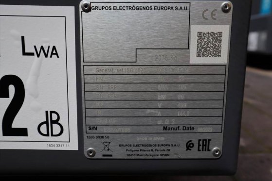 Atlas Copco QES 105 JD S3A ESF Valid inspection, *Guarantee! D QES 105 JD S3A ESF Valid inspection, *Guarantee! D 2023 2 G...