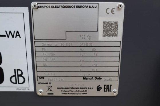 Atlas Copco QAS 20 S5 Valid Inspection, *Guarantee! Diesel, 17 QAS 20 S5 Valid Inspection, *Guarantee! Diesel, 17 2023 2 G...