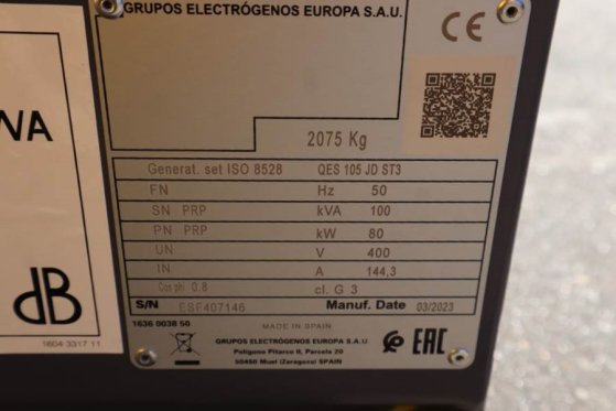Atlas Copco QES 105 JD ST3 Valid inspection, *Guarantee! Diese QES 105 JD ST3 Valid inspection, *Guarantee! Diese 2023 2 G...