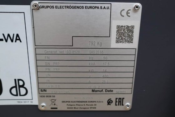 Atlas Copco QAS 20 S5 Valid Inspection, *Guarantee! Diesel, 17 QAS 20 S5 Valid Inspection, *Guarantee! Diesel, 17 2023 2 G...