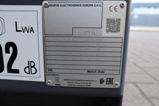 Atlas Copco QES 105 JD ST3 Valid inspection, *Guarantee! Diese QES 105 JD ST3 Valid inspection, *Guarantee! Diese 2023 2 G...