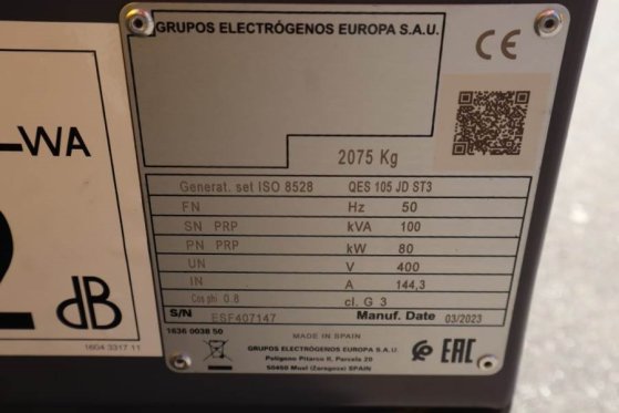 Atlas Copco QES 105 JD ST3 Valid inspection, *Guarantee! Diese QES 105 JD ST3 Valid inspection, *Guarantee! Diese 2023 2 G...