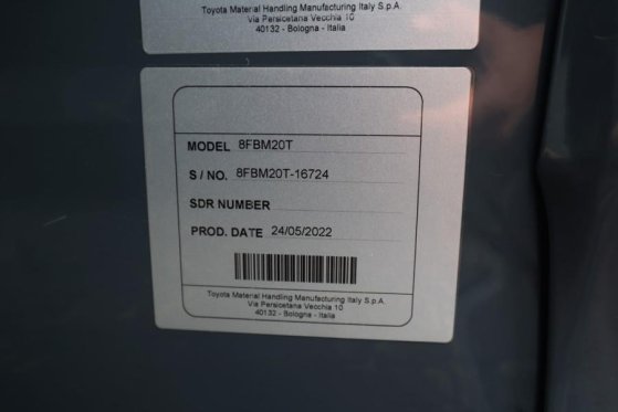 Toyota 8FBM20T Valid inspection, *Guarantee! Electric, 47 8FBM20T Valid inspection, *Guarantee! Electric, 47 2022 2 Forkli...