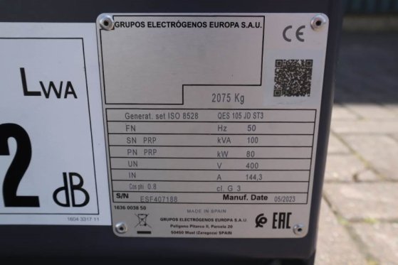 Atlas Copco QES 105 JD ST3 Valid inspection, *Guarantee! Diese QES 105 JD ST3 Valid inspection, *Guarantee! Diese 2023 2 G...