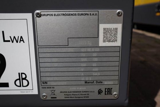 Atlas Copco QES 105 JD S3A ESF Valid inspection, *Guarantee! D QES 105 JD S3A ESF Valid inspection, *Guarantee! D 2023 2 G...