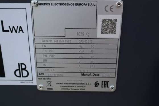 Atlas Copco QAS 40 ST3 Valid inspection, *Guarantee! Diesel, 4 QAS 40 ST3 Valid inspection, *Guarantee! Diesel, 4 2023 2 G...