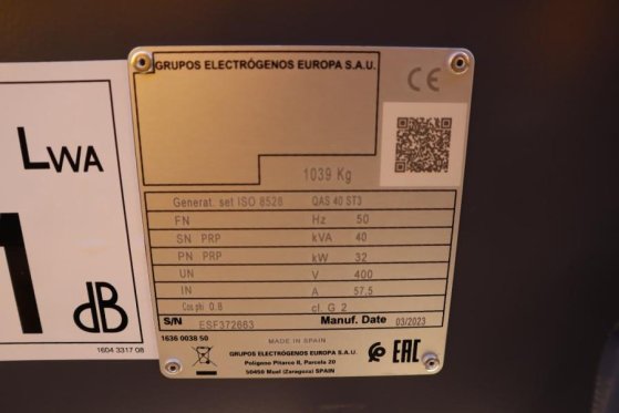 Atlas Copco QAS 40 ST3 Valid inspection, Diesel, 40 kVA QAS 40 ST3 Valid inspection, Diesel, 40 kVA 2023 2 Generators imag...