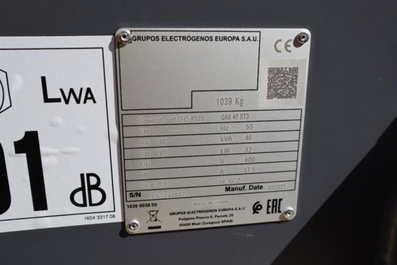 Atlas Copco QAS 40 ST3 Valid inspection, Diesel, 40 kVA QAS 40 ST3 Valid inspection, Diesel, 40 kVA 2023 2 Generators imag...