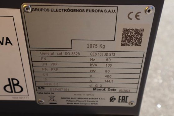 Atlas Copco QES 105 JD ST3 Valid inspection, *Guarantee! Diese QES 105 JD ST3 Valid inspection, *Guarantee! Diese 2023 2 G...