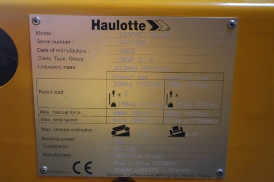 Haulotte Compact 8N Valid inspection, *Guarantee! 8m Workin Haulotte Compact 8N Valid inspection, *Guarantee! 8m Workin 20...