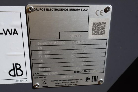 Atlas Copco QAS 40 ST3 Valid inspection, Diesel, 40 kVA QAS 40 ST3 Valid inspection, Diesel, 40 kVA 2023 2 Generators imag...