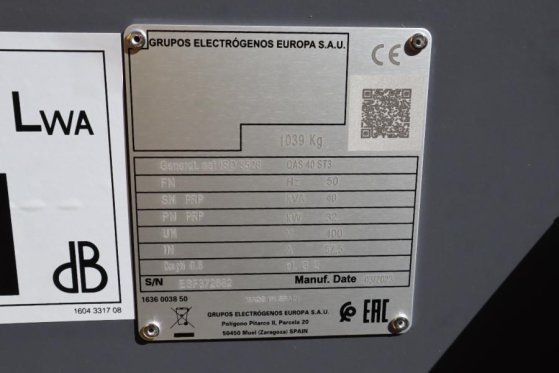 Atlas Copco QAS 40 ST3 Valid inspection, Diesel, 40 kVA QAS 40 ST3 Valid inspection, Diesel, 40 kVA 2023 2 Generators imag...
