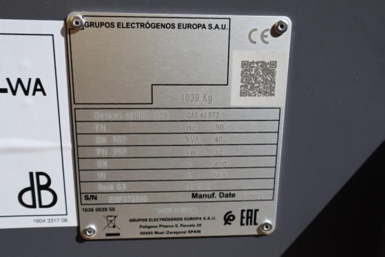 Atlas Copco QAS 40 ST3 Valid inspection, Diesel, 40 kVA QAS 40 ST3 Valid inspection, Diesel, 40 kVA 2023 2 Generators imag...