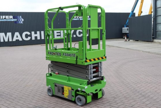 Fronteq FS0407E New, CE Declaration, 6m Working Height, 23 Fronteq FS0407E New, CE Declaration, 6m Working Height, 23 2021...