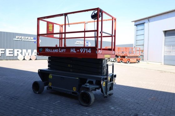Holland Lift Ecostar HL-9714 Electric, 12m Working Height, 325k Holland lift Ecostar HL-9714 Electric, 12m Working Height,...