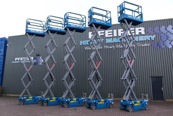 Genie GS1932 E-Drive Several In Stock, 8m Working Height 4842 2022 2 Scissor Lifts image 2