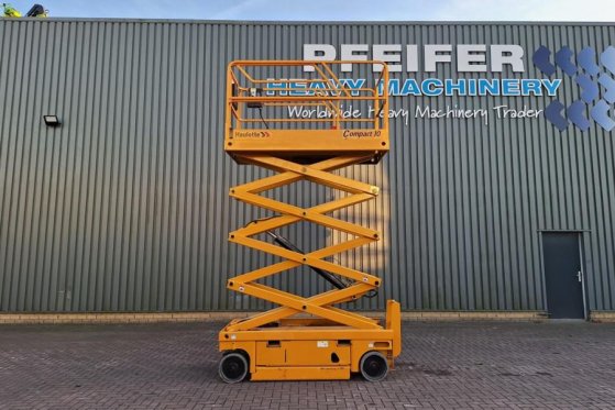Haulotte Compact 10 Electric, 10m Working Height, 450kg Cap Haulotte Compact 10 Electric, 10m Working Height, 450kg Cap 20...
