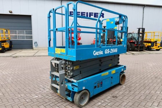 Genie GS2646 Electric, Working Height 9.80m, Capacity 45 GS2646 Electric, Working Height 9.80m, Capacity 45 2013 2 Scissor...