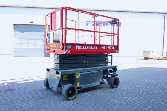 Holland Lift Ecostar HL-9714 Electric, 12m Working Height, 325k Holland lift Ecostar HL-9714 Electric, 12m Working Height,...