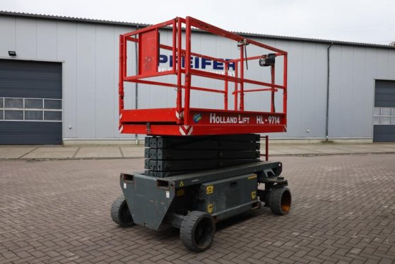 Holland Lift Ecostar HL-9714 Electric, 12m Working Height, 325k Holland lift Ecostar HL-9714 Electric, 12m Working Height,...