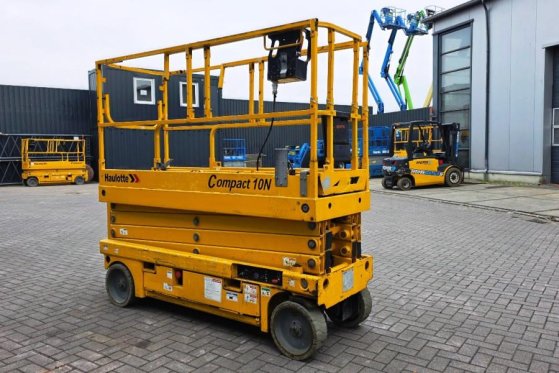 Haulotte Compact 10N Electric, Batteries(03-2025) 10m Work Haulotte Compact 10N Electric, Batteries(03-2025) 10m Work 2016...