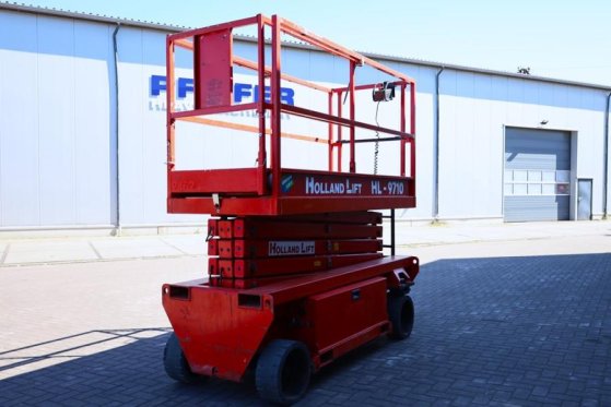 Holland Lift Ecostar HL-9710 Electric, 12m Working Height, 325k Holland lift Ecostar HL-9710 Electric, 12m Working Height,...