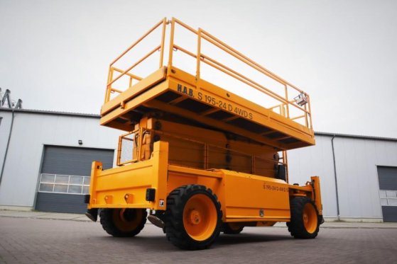 HAB S195-24 D4WDS Diesel, 4x4 Drive, 19.5m Working Hei HAB S195-24 D4WDS Diesel, 4x4 Drive, 19.5m Working Hei 2011 2 Sciss...