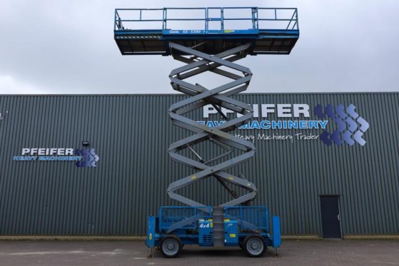Genie GS5390 Diesel, 4x4 Drive, 18.15m Working Height, 6 GS5390 Diesel, 4x4 Drive, 18.15m Working Height, 6 2012 2 Scissor...