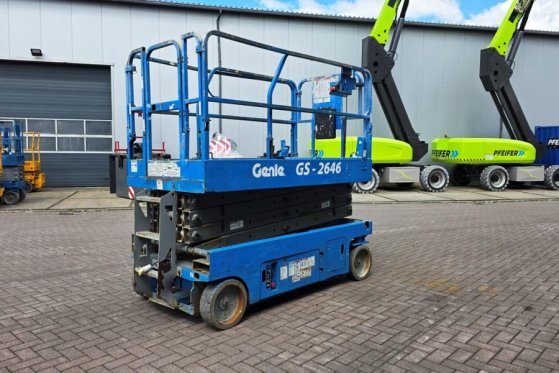 Genie GS2646 Electric, Working Height 9.80m, Capacity 45 GS2646 Electric, Working Height 9.80m, Capacity 45 2005 2 Scissor...