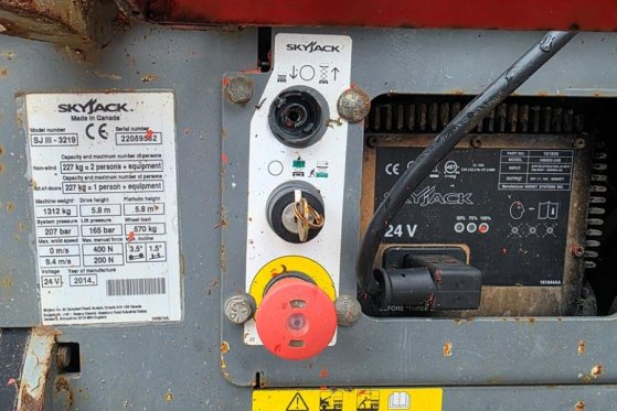 SkyJack SJ3219 As-Is, Electric, 8m Working Height, 227kg C Skyjack SJ3219 As-Is, Electric, 8m Working Height, 227kg C 2014...