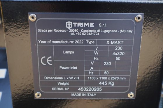 Trime X-Mast 4 × 320W Valid Inspection, *Guarantee! Plu Trime X-Mast 4 × 320W Valid Inspection, *Guarantee! Plu 2022 2 ima...