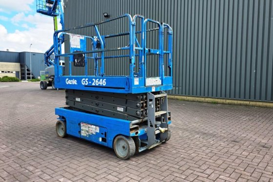 Genie GS2646 Electric, Working Height 9.80m, Capacity 45 GS2646 Electric, Working Height 9.80m, Capacity 45 2005 2 Scissor...