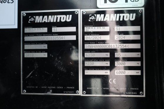 Manitou M30-4 Valid inspection, Diesel, 4x4 Drive, 4700mm M30-4 Valid inspection, Diesel, 4x4 Drive, 4700mm 2024 2 Rough T...