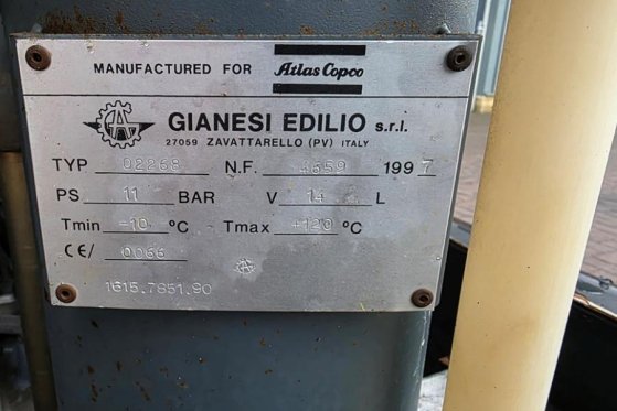 Atlas Copco XAS66 As-Is, Diesel, Volume flow: ± 3,4 – 3,7 m³/m XAS66 As-Is, Diesel, Volume flow: ± 3,4 – 3,7 m³/m 1997 2 C...