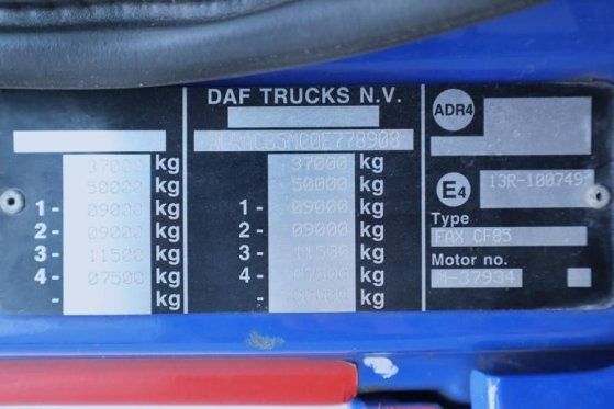 DAF CF85 With HMF 85t/m Crane Dutch Registration, HMF CF85 With HMF 85t/m Crane Dutch Registration, HMF 2007 2 Mobile Cran...