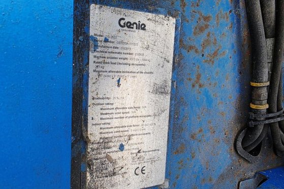 Genie GS2632 Electric, 10m Working Height, Non Marking T GS2632 Electric, 10m Working Height, Non Marking T 2013 2 Scissor...