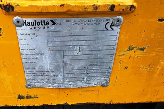Haulotte Compact 10N Electric, Batteries(03-2025) 10m Work Haulotte Compact 10N Electric, Batteries(03-2025) 10m Work 2016...