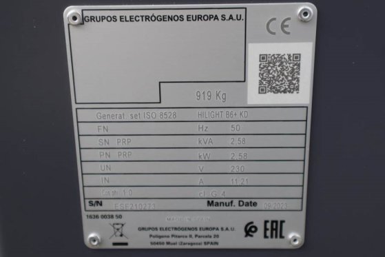 Atlas Copco Hilight B6+ KD Valid inspection, *Guarantee! Max B Hilight B6+ KD Valid inspection, *Guarantee! Max B 2023 2 i...