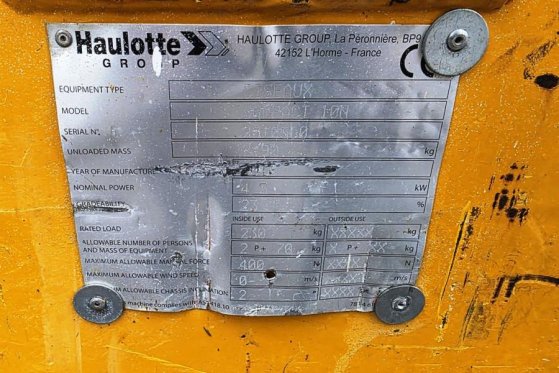 Haulotte Compact 10N Electric, 10m Working Height, 230kg Ca Haulotte Compact 10N Electric, 10m Working Height, 230kg Ca 20...