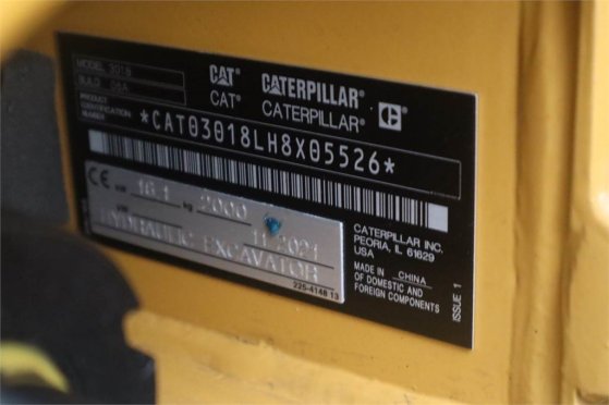 CAT 301.8 NEW, Valid inspection, *Guarantee! Hydr Quic 301.8 NEW, Valid inspection, *Guarantee! Hydr Quic 2021 2 image 6