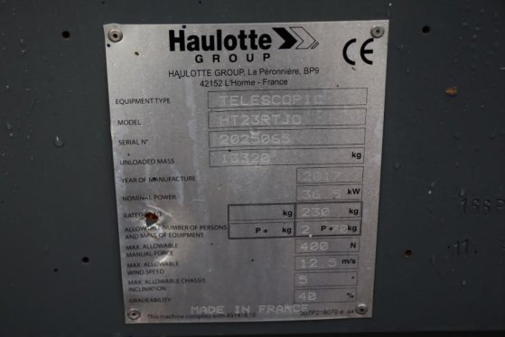 Haulotte HT23RTJ O Valid inspection, *Guarantee! 4x4 Drive, Haulotte HT23RTJ O Valid inspection, *Guarantee! 4x4 Drive, 20...